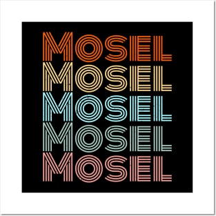 Mosel Retro Style Pfälzer Moselaner Posters and Art